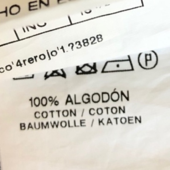 DARIO BELTRAN blue Contrast Casual button down shirt men’s size Small cotton - Picture 12 of 12